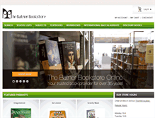 Tablet Screenshot of batnerbookstore.com